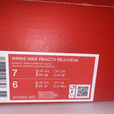 Size 7- Nike ReactX Rejuven8 Apricot Agate W