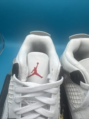 Jordan 4 White Cement Pre School Size 3 Brand New !