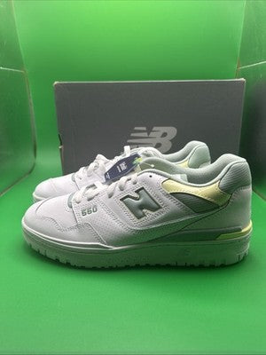 Women’s Size 8.5 - New Balance 550 Salt Marsh Limelight/white Brand New !