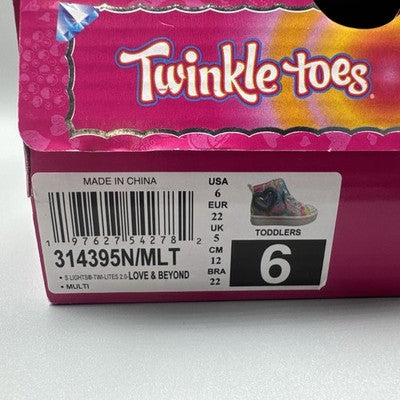 Twinkle Toes by Sketchers Toddler Size 6 Brand New ! Lights Up When You Walk !!!