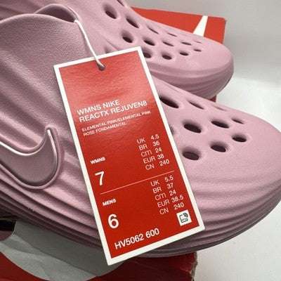 Size 7- Nike ReactX Rejuven8 Elemental Pink W