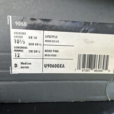 Size 10.5-New Balance 9060 Great Plains True Red