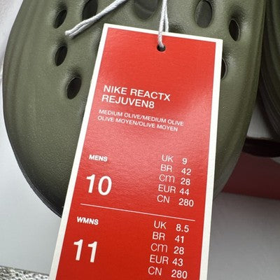 Size 10 - Nike ReactX Rejuven8 Medium Olive