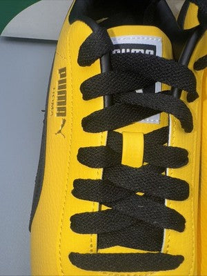 Men’s Puma Roma 24 Standard Yellow Black Mens Size 10  The “ Bruce Lee’s”