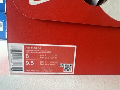 Size 8 - Nike Air Max 90 Obsidian