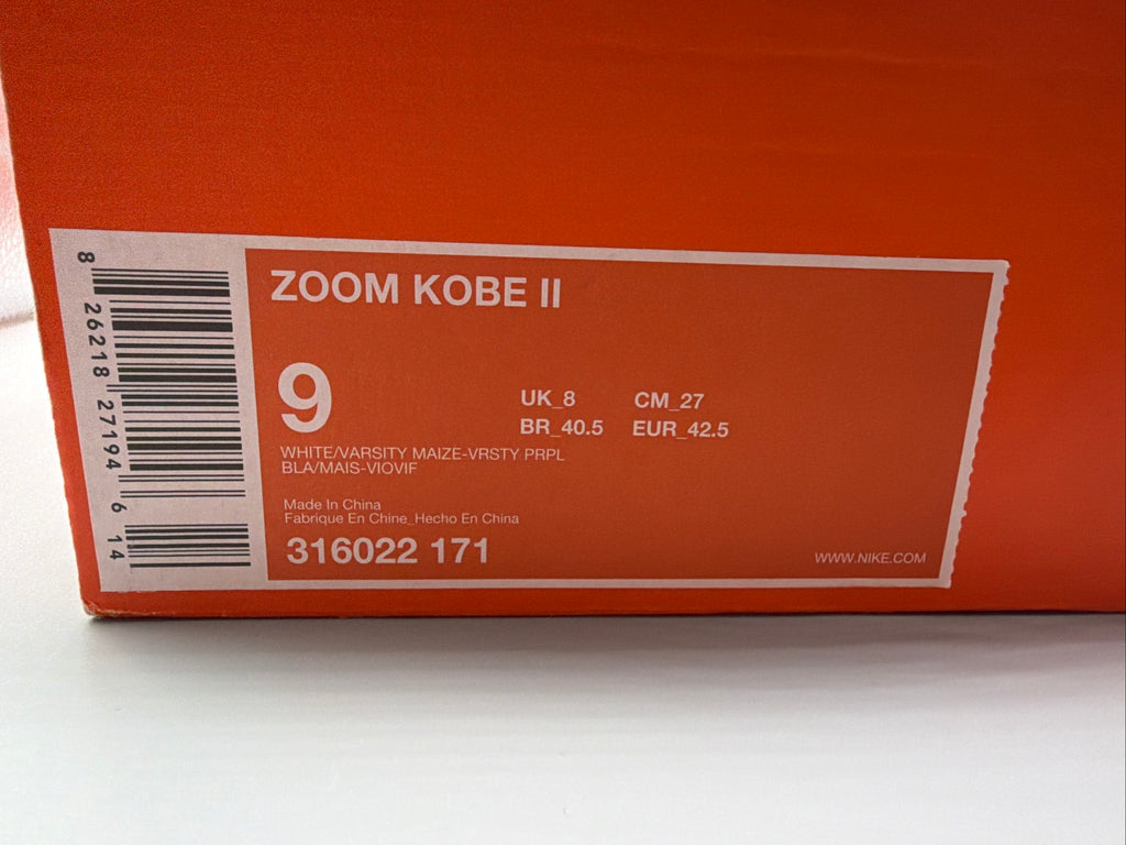 ZOOM KOBE 2 BLACK MAMBA 2008 MVP MENS SIZE 9 BRAND NEW!