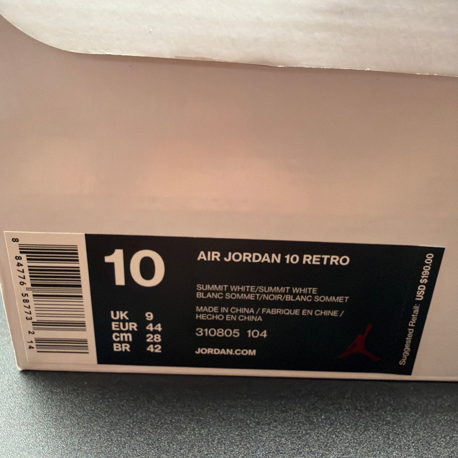 Jordan 10 Retro "I'm BACK"