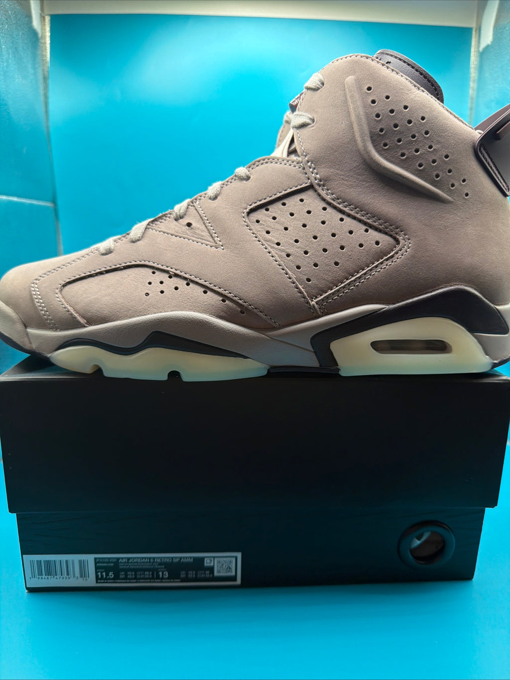 Jordan 6 Retro A Ma Manière "Smokey Mauve" Men's size 11.5 Brand new!