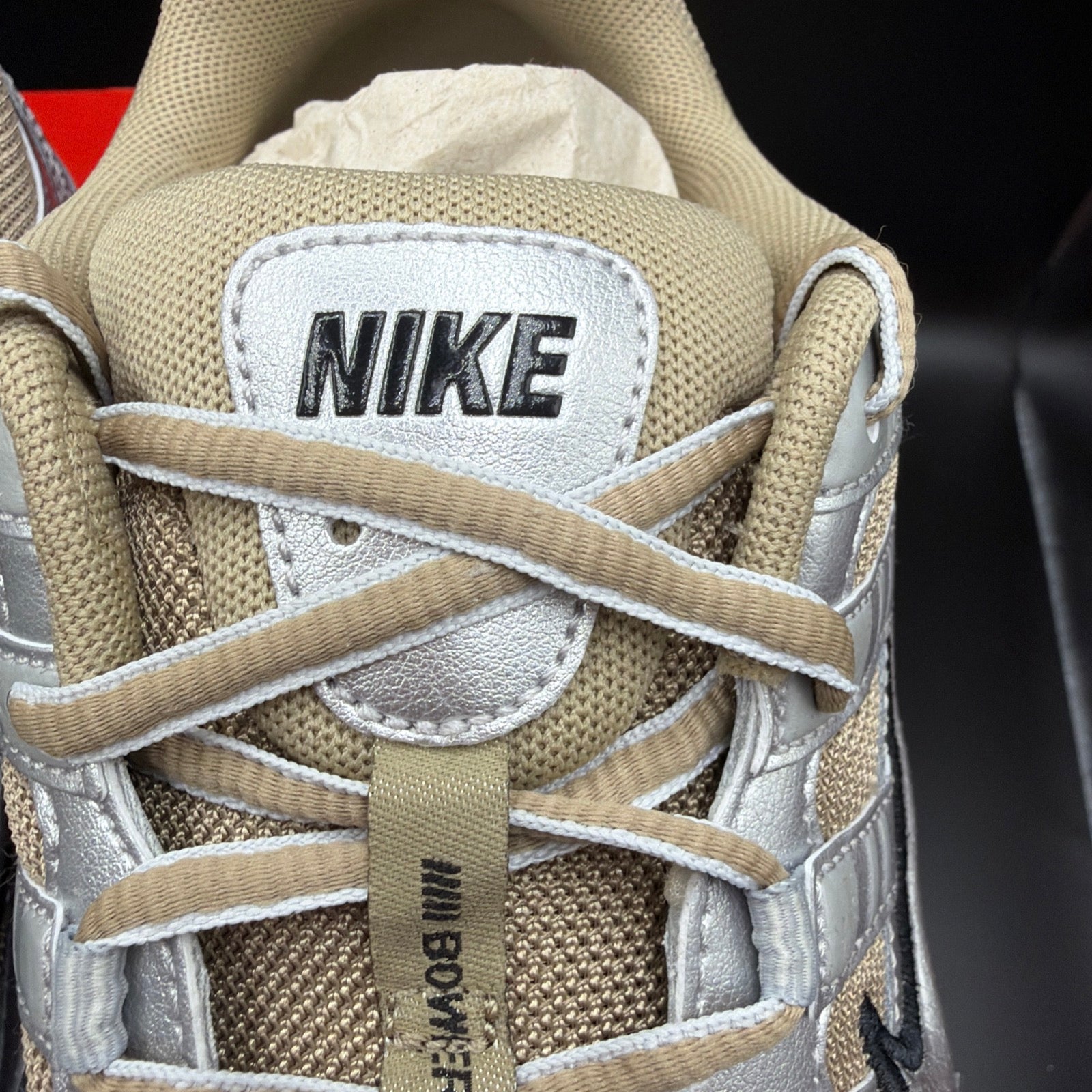 Nike P-6000 Khaki/Metallic Silver Men's Brand New!