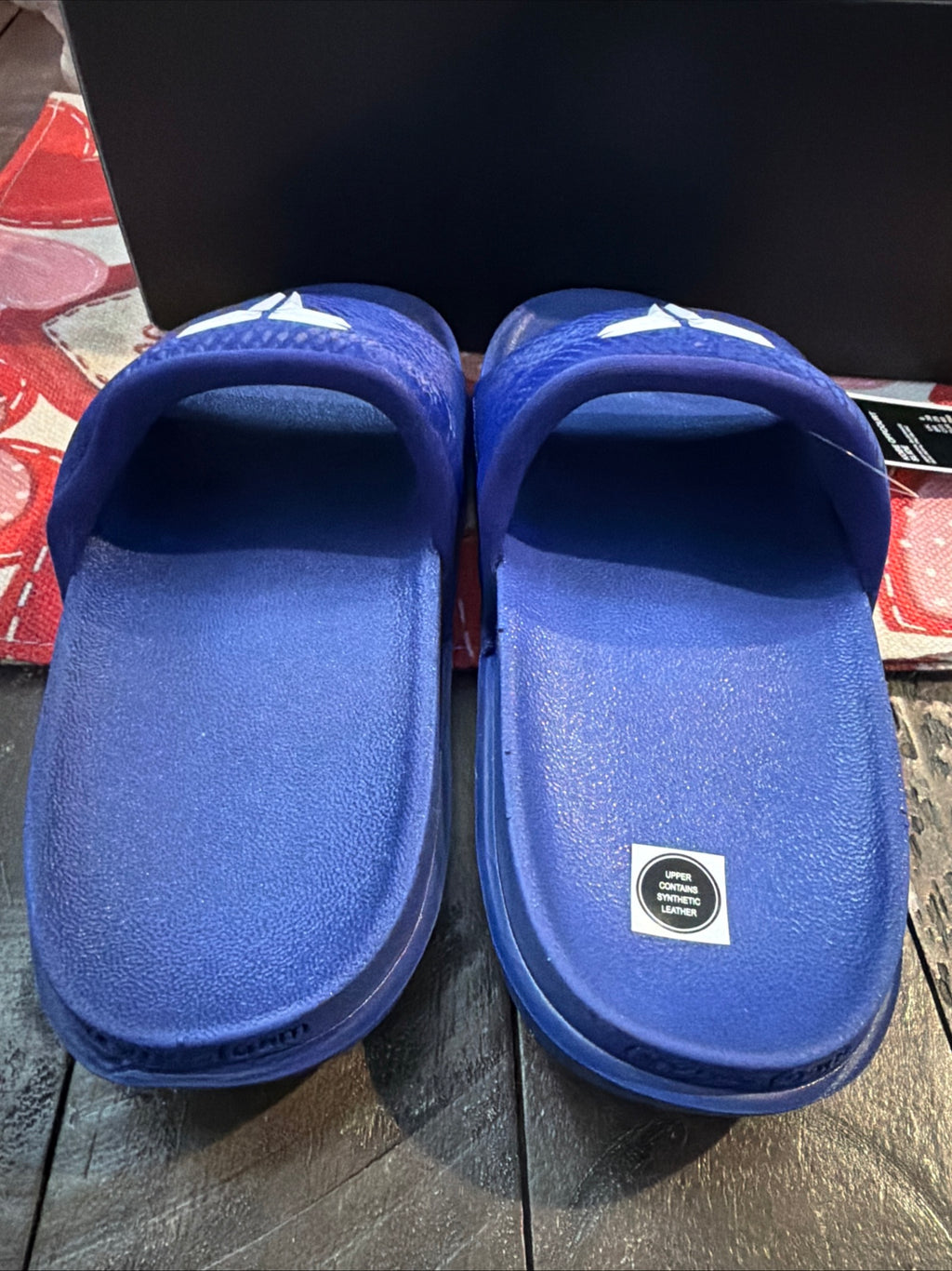 Kobe off court Slides Royal Blue
