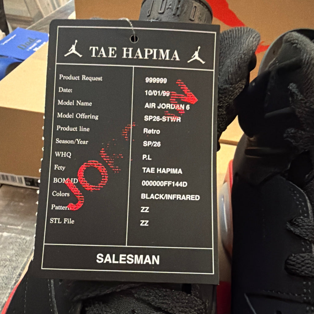 Air Jordan 6 Retro "Reverse Infrared"